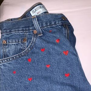 Levi Jeans with Hearts